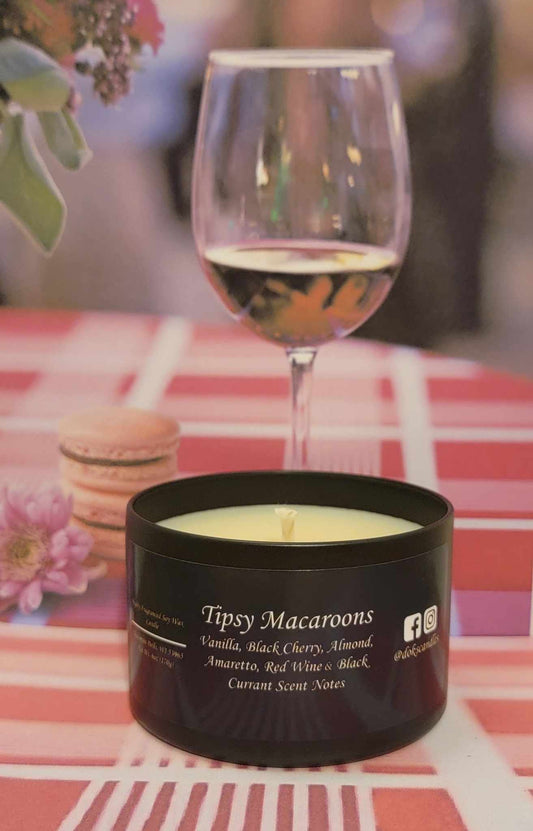 Tipsy Macaroons / 6oz Soy Wax Candle