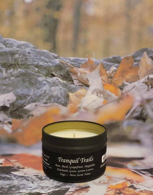 Tranquil Trails/ 3 oz Soy Wax Candle